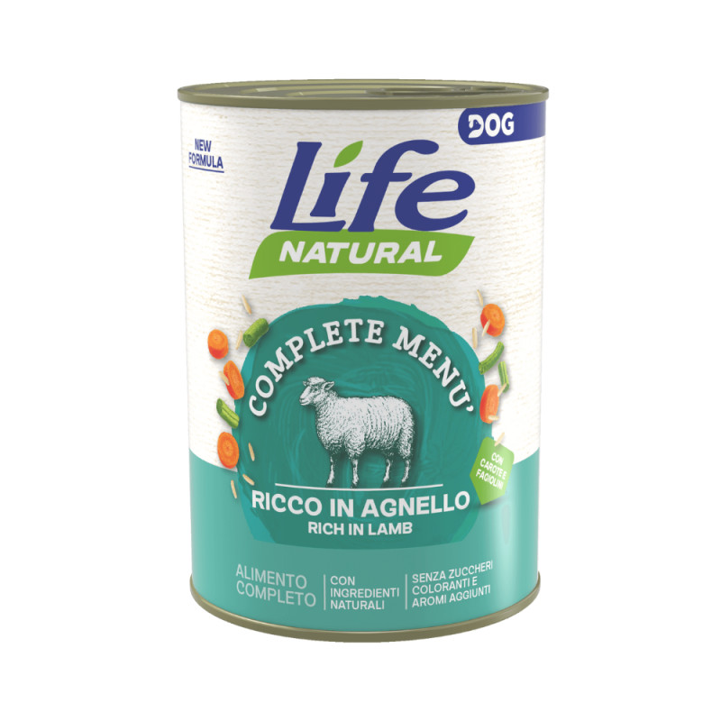 Life Dog konserv koerale Lammas & Riis 400g