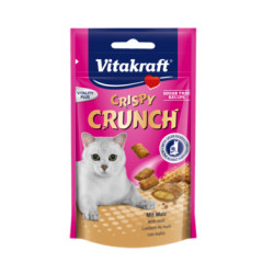 Vitakraft Crispy Crunch Hairball kassimaius linnasega 60g
