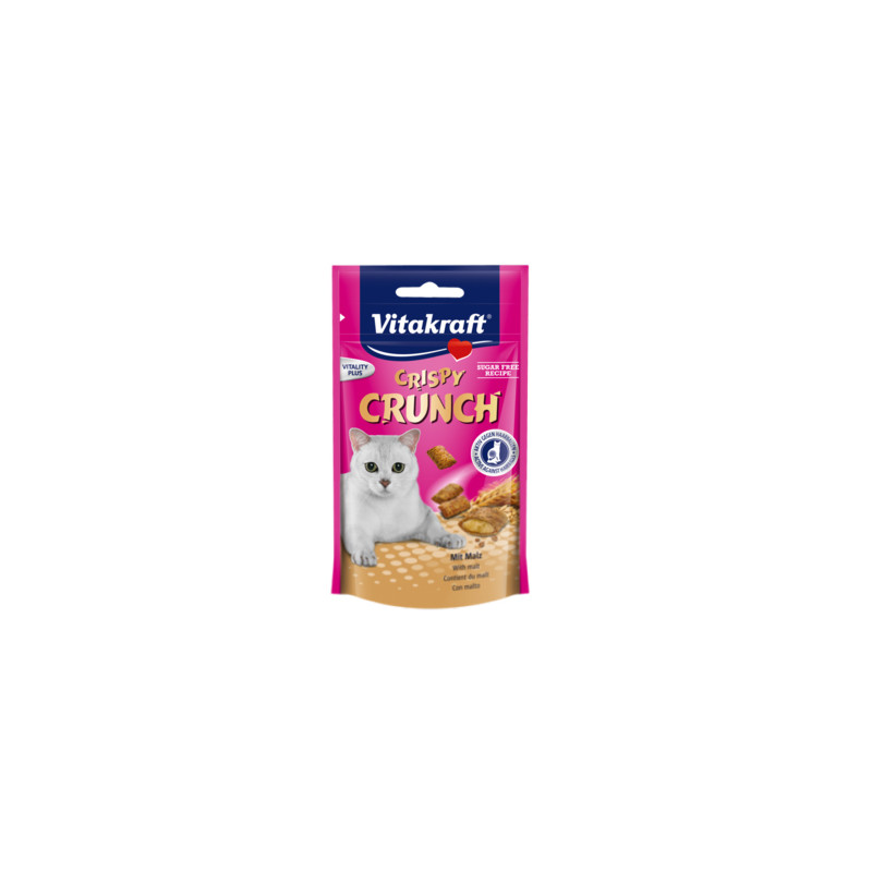 Vitakraft Crispy Crunch Hairball kassimaius linnasega 60g