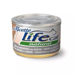 Life Cat LeRicette kassikonserv tuunikala, anšoovis, surimi 150g