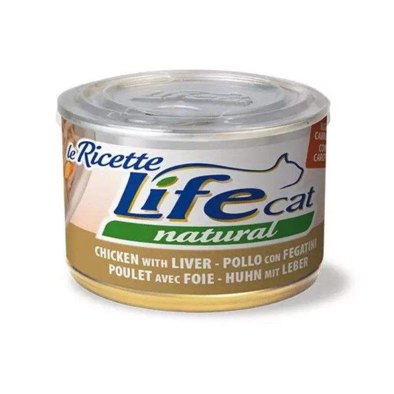Life Cat LeRicette kassikonserv kana & maks 150g
