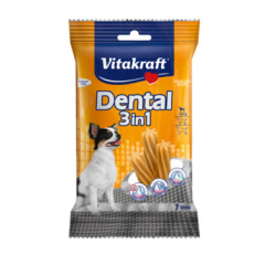 Vitakraft Dental 3in1 XS närimispulgad koertele 70g