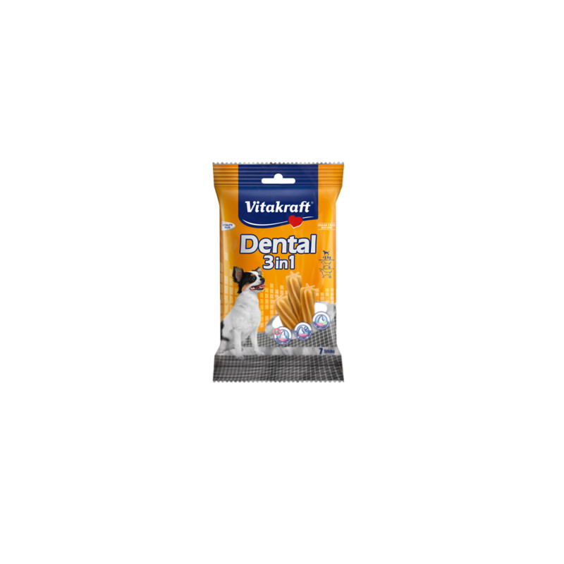 Vitakraft Dental 3in1 XS närimispulgad koertele 70g