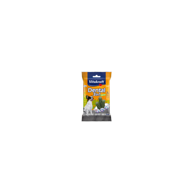 Vitakraft Dental fresh 3in1 XS närimispulgad koertele 70g