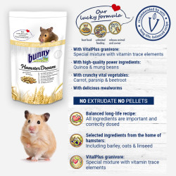 Bunny HamsterDream Expert täiuslik toit hamstrile 500g