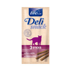 Life Cat Deli Snack kassi maiuspulgad KANA &amp, PART 15g