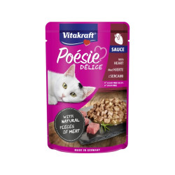 Vitakraft  Poesie Delice einekotike kassile veisesüda kastmes 85g