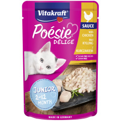 Vitakraft Poesie Junior einekotike kassipojale kana kastmes 85g
