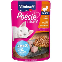Vitakraft Poesie Junior einekotike kassipojale kalkun kastmes 85g