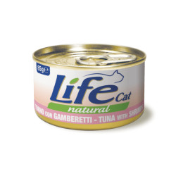 Life Cat konserv kassile tuunikala&amp,krevetid 85g