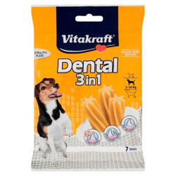 Vitakraft Dental 3in1 M närimispulgad koertele 7tk/180g