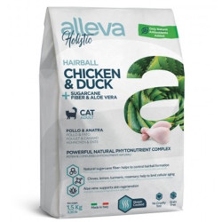 Alleva Holistic Hairball kuivtoit karvapallide ennetamiseks kana ja part 1.5kg
