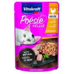 Vitakraft POESIE DELICE einekotike kassile kana zelees 85g