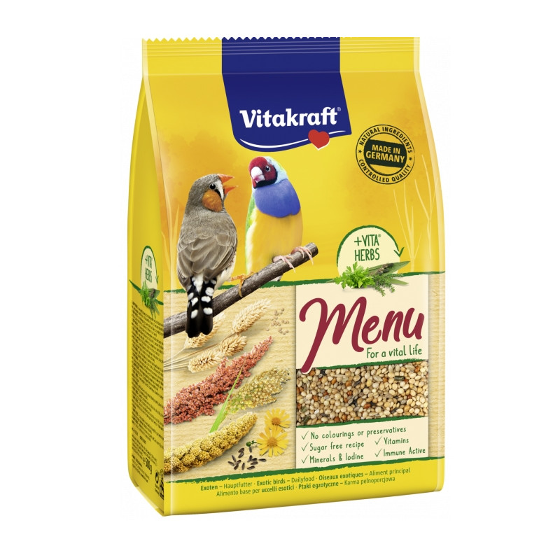 Vitakraft VITAL EXOTIC eksootiliste lindude täistoit 1kg