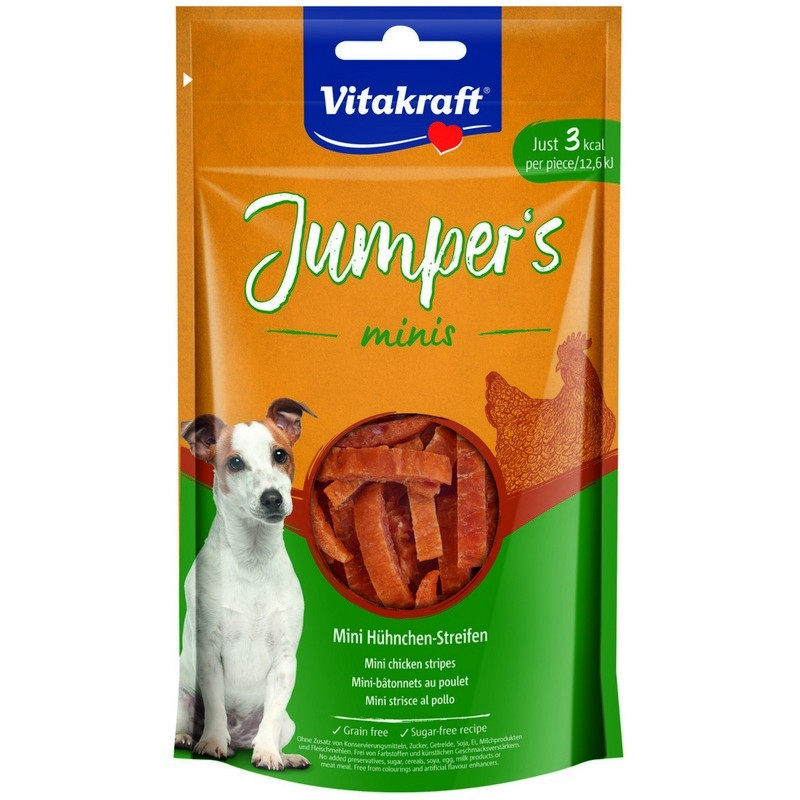 Vitakraft Jumpers Minis koeramaius kana ja juust 80g