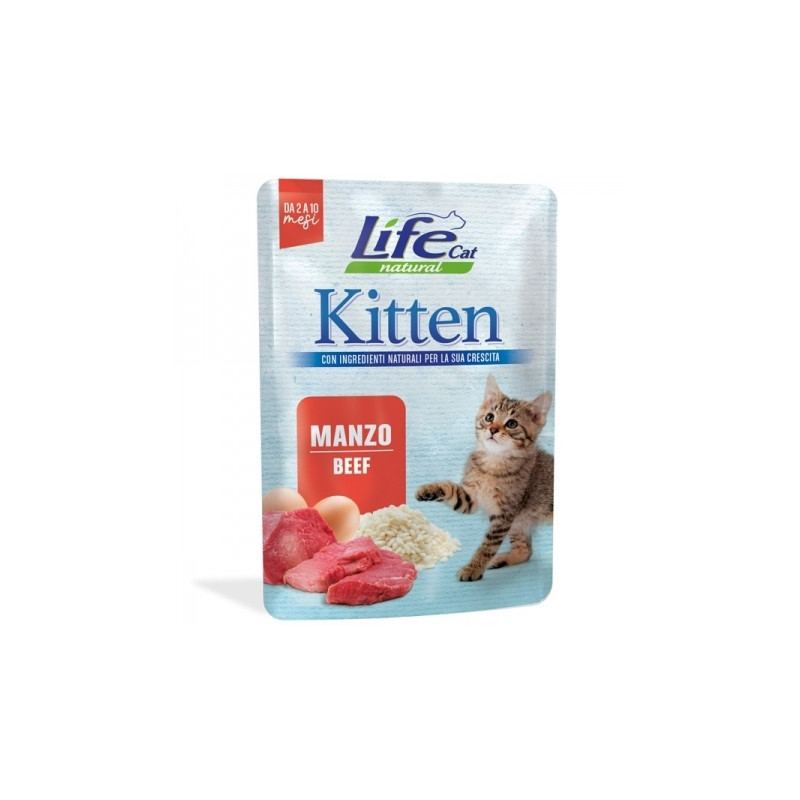 Life Cat Kitten einekotike kassipojale veiselihaga 70g