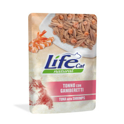 Life Cat einekotike kassile tuunikala &amp, krevetid 70g