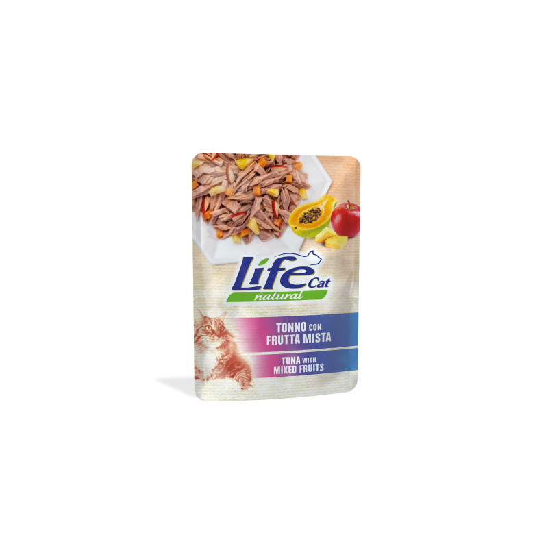 Life Cat einekotike kassile tuunikala &, puuviljad