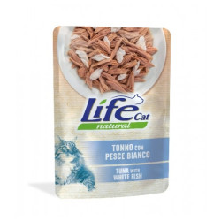 Life Cat einekotike kassile tuunikala &amp, valge kala 70g