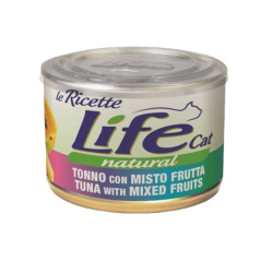 Life Cat LeRicette konserv kassile tuunikala &amp, mix puuvili 150g