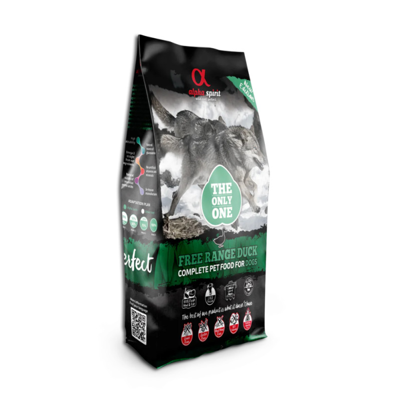 Alpha Spirit The Only One Food külmpressitud poolniiske toit koertele 12kg part