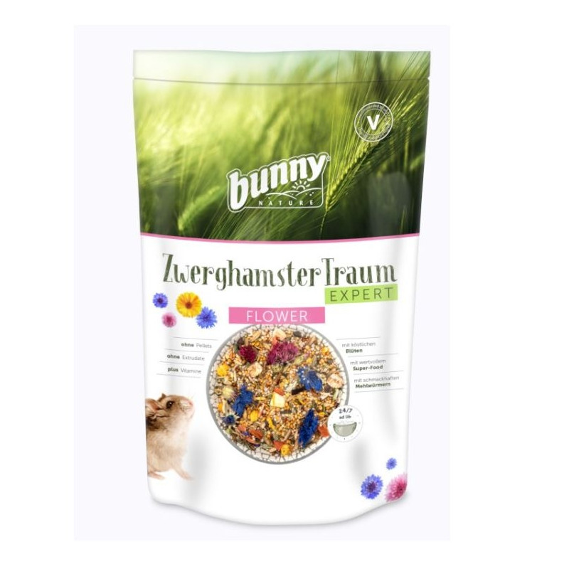 Bunny DwarfhamsterDream Expert Flower toit kääbushamstritele 500g