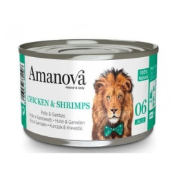 Amanova Jelly kassikonserv kana &amp, krevetid želees 70g