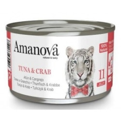 Amanova Jelly kassiskonserv tuunikala &amp, krabi želees 70g