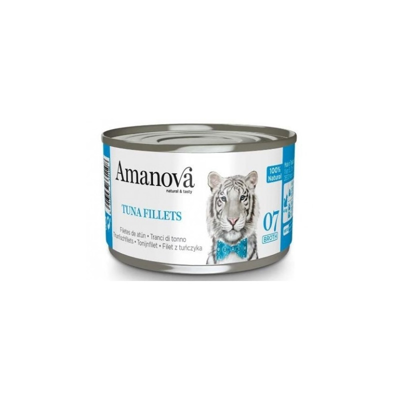Amanova Broth kassikonserv tuunikalatükid puljongis 70g