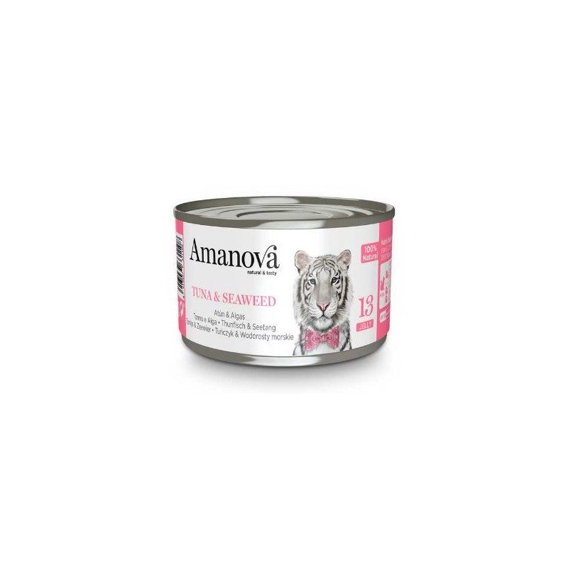 Amanova Jelly kassikonserv tuunikala &amp, merevetikas želees 70g