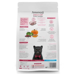 Amanova kuivtoit täiskasvanud kassidele kalkunilihaga 1.5kg
