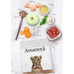 Amanova kuivtoit steriliseeritud kassile lõhega 1.5kg