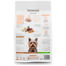Amanova Mini kuivtoit väikest kasvu koertele 2kg kanaga