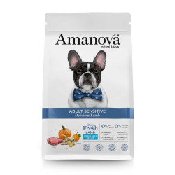 Amanova Sensitive kuivtoit koertele 2kg lambaga