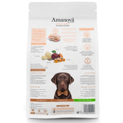 Amanova Large kuivtoit suurt kasvu koertele kanalihaga 12kg