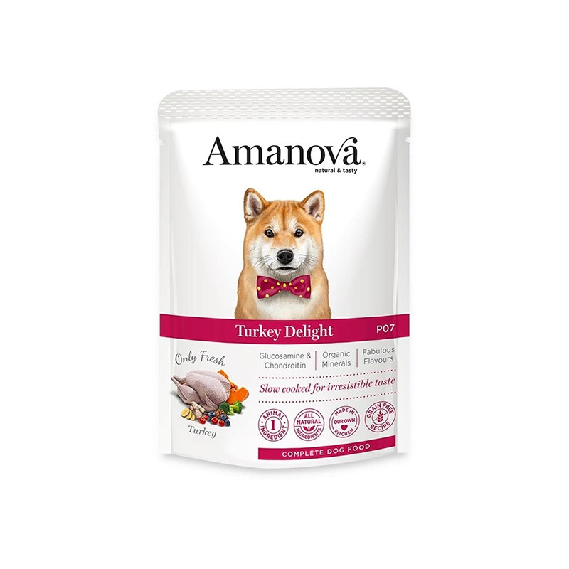 Amanova täisssööt koertele kalkun100g
