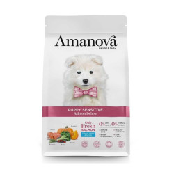 Amanova Puppy Sensitive kuivtoit tundliku nahaga kutsikatele lõhega