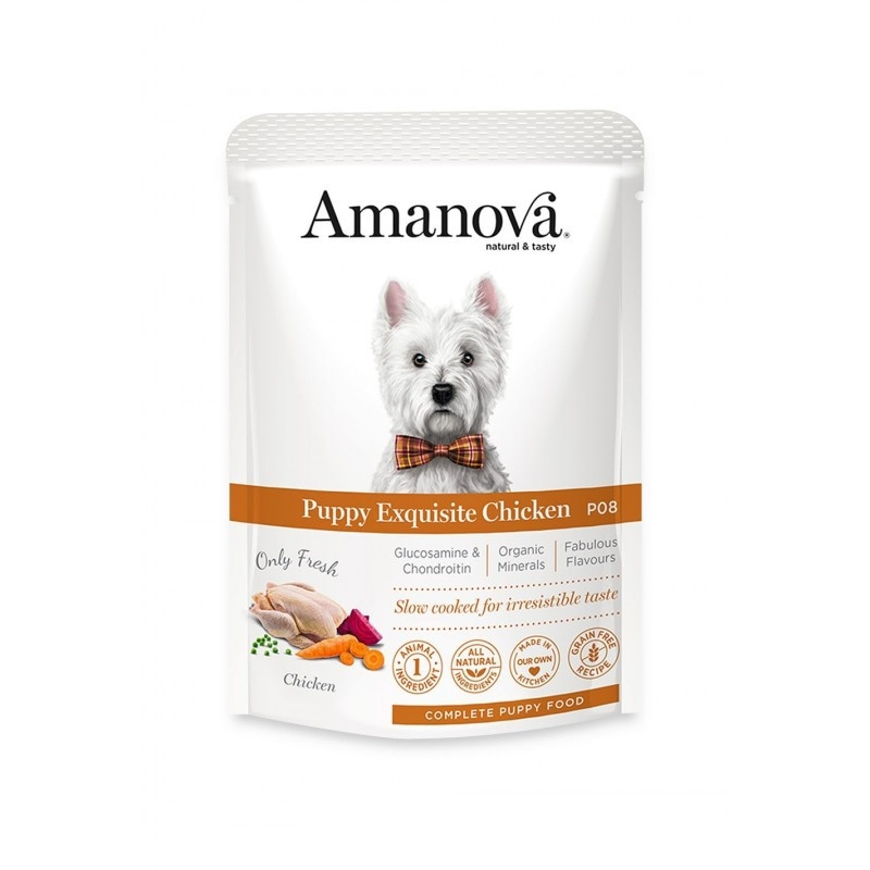Amanova Puppy täissööt kutsikale kanaga 100g