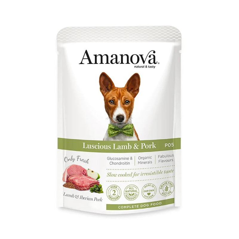Amanova täissööt koertele lammas&amp,siga 100g