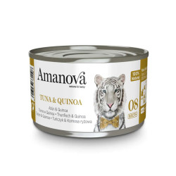 Amanova Broth kassikonserv tuunikala &amp, kinoa puljongis 70g