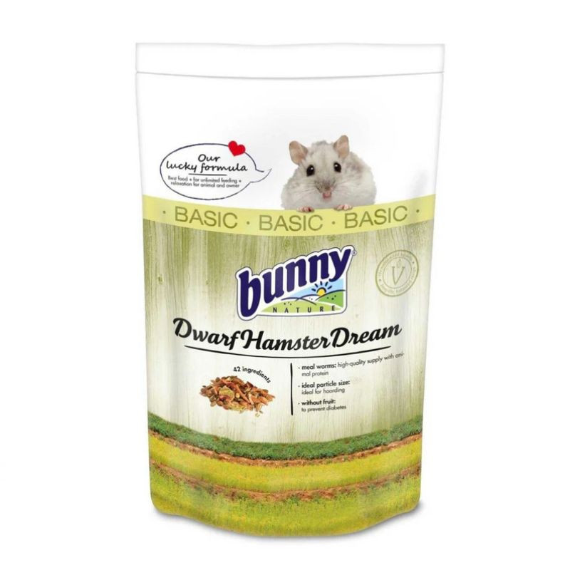 Bunny DwarfhamsterDream Basic toit kääbushamstrile 600g