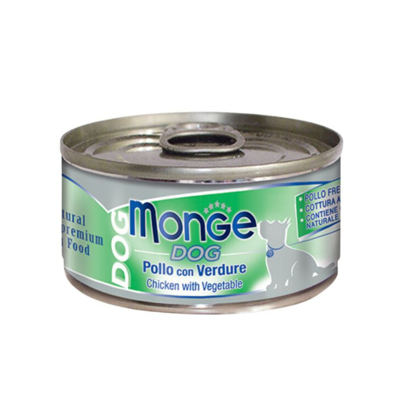 MONGE Natural Dog konserv koerale kana köögiviljaga 95g