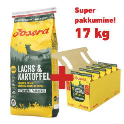 Josera Salmon & Potato teraviljavaba koerte kuivtoit - Bosse.ee