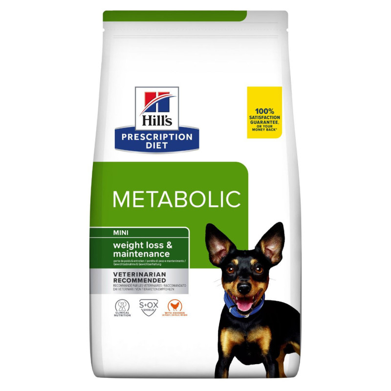 Hill`s PD Canine Metabolic Mini kuivsööt väikeste tõugude koertele, 1 kg  - Bosse.ee