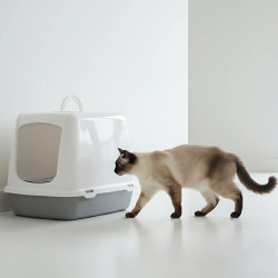 Savic filtriga liivakast Oscar valge/hall - Bosse.ee