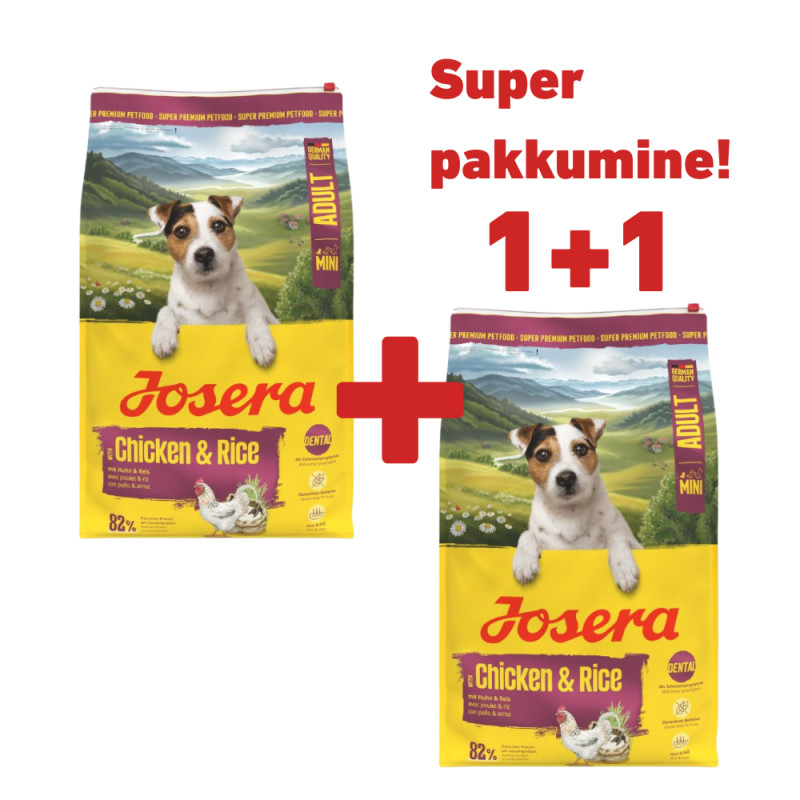 Josera Mini kuivtoit väikestele koeratõugudele - Bosse.ee