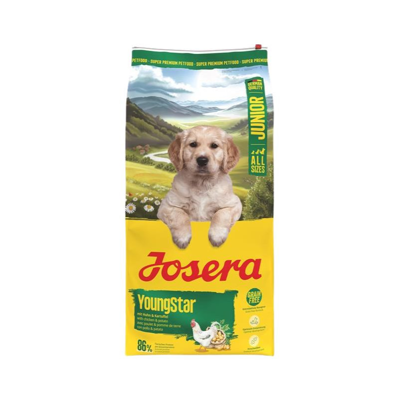 Josera Young Star teraviljavaba kuivtoit noortele koertele linnulihaga