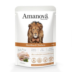 Amanova täissööt steriliseeritud kassile kanaga - Bosse.ee