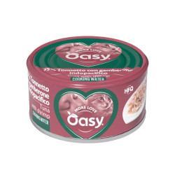 Oasy More Love konservid tuunikala ja krevettidega kassidele - bosse.ee