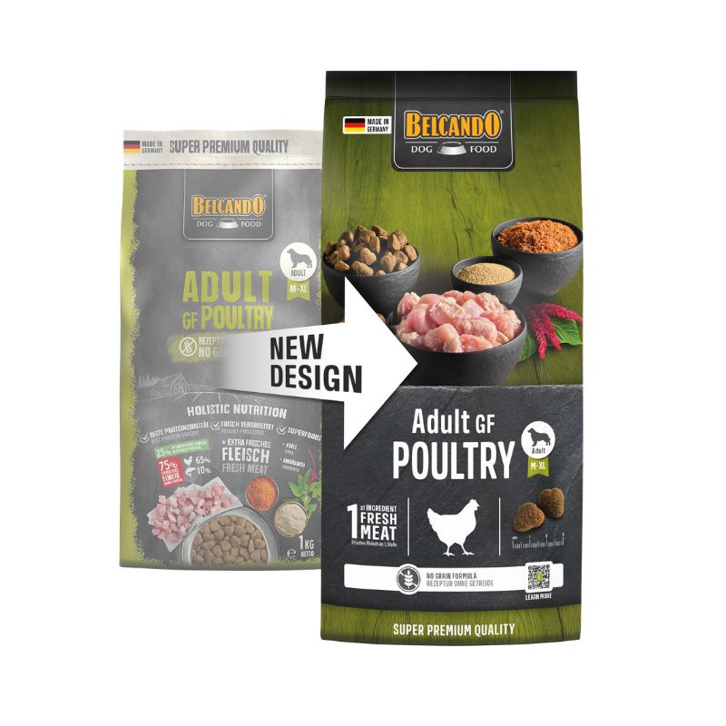 Belcando Adult Grain-Free Poultry kuivtoit linnulihaga täiskasvanud koertele - Bosse.ee